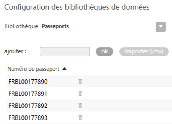 Gestion des passeports dans DrVeto